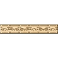 Фриз 9,5x60 Рим желтый